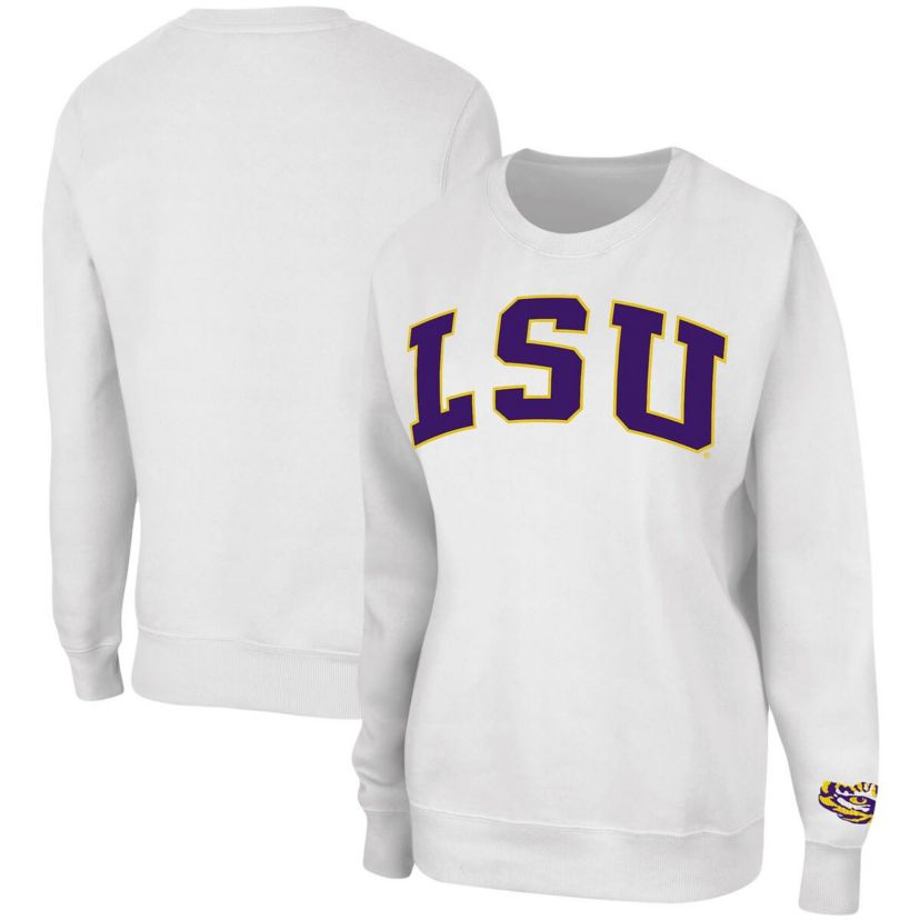 NCAA LSU Tigers Campanile Pullover Sweatshirt