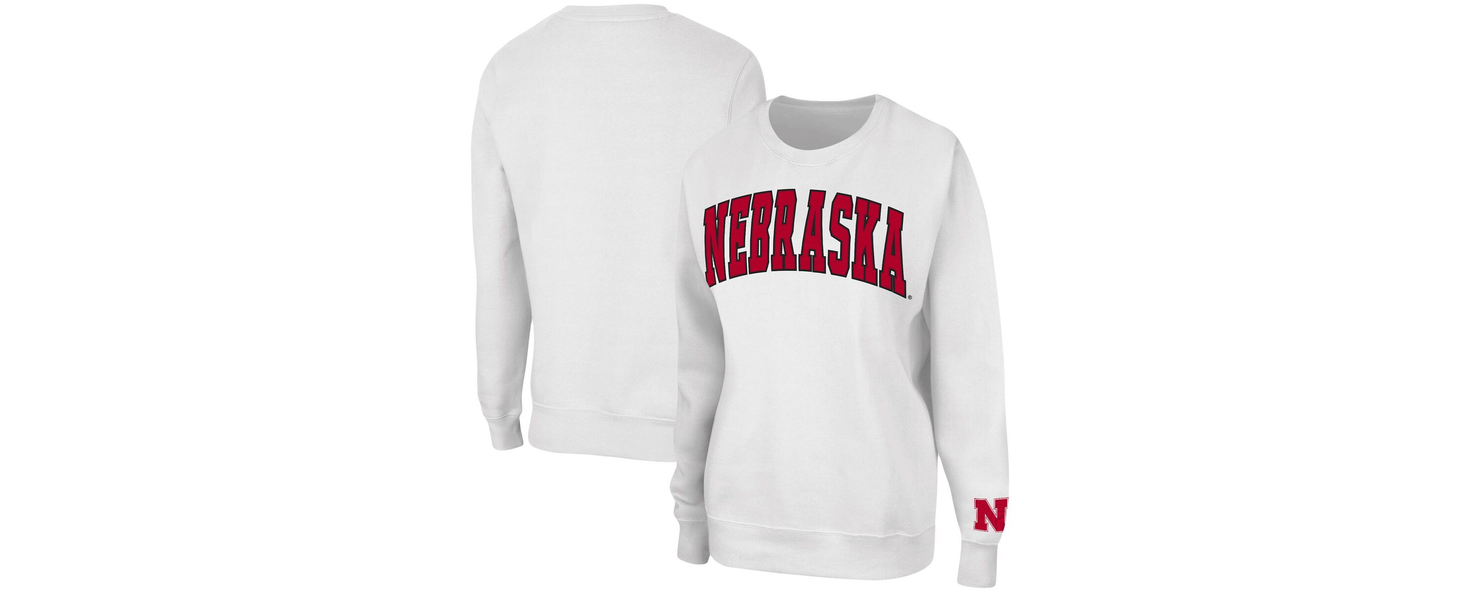 NCAA Nebraska Huskers Campanile Pullover Sweatshirt