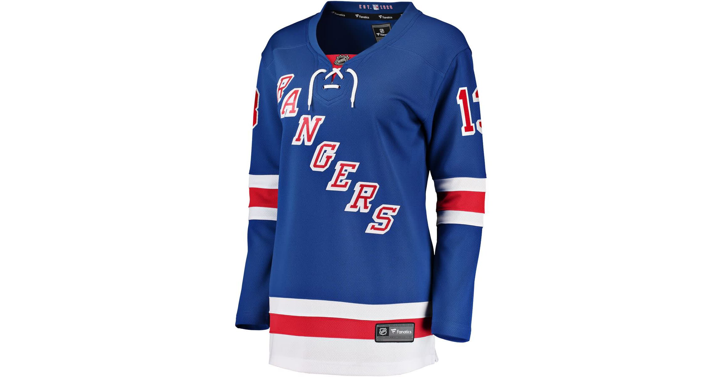 NHL Fanatics Alexis Lafrenière New York Rangers Breakaway Player Jersey