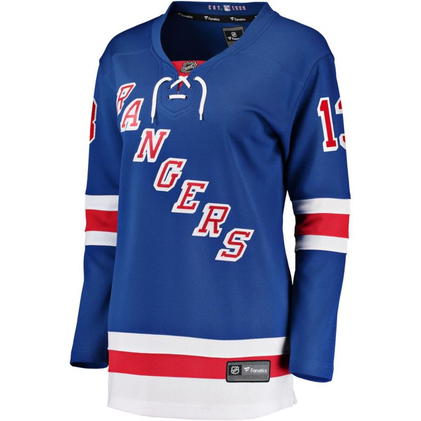 NHL Fanatics Alexis Lafrenière New York Rangers Breakaway Player Jersey