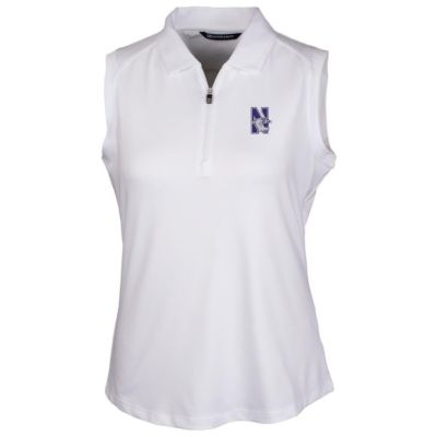 NCAA Northwestern Wildcats Forge Sleeveless Polo