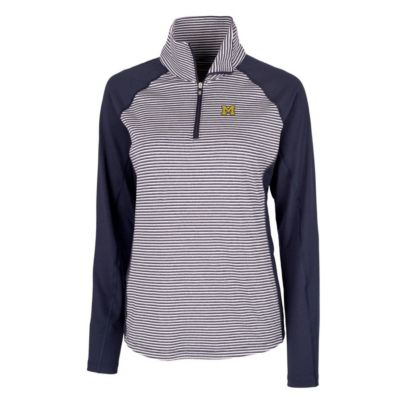 NCAA Michigan Wolverines Forge Tonal Half-Zip Pullover Jacket