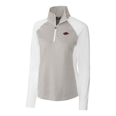 NCAA Arkansas Razorbacks Forge Tonal Half-Zip Pullover Jacket