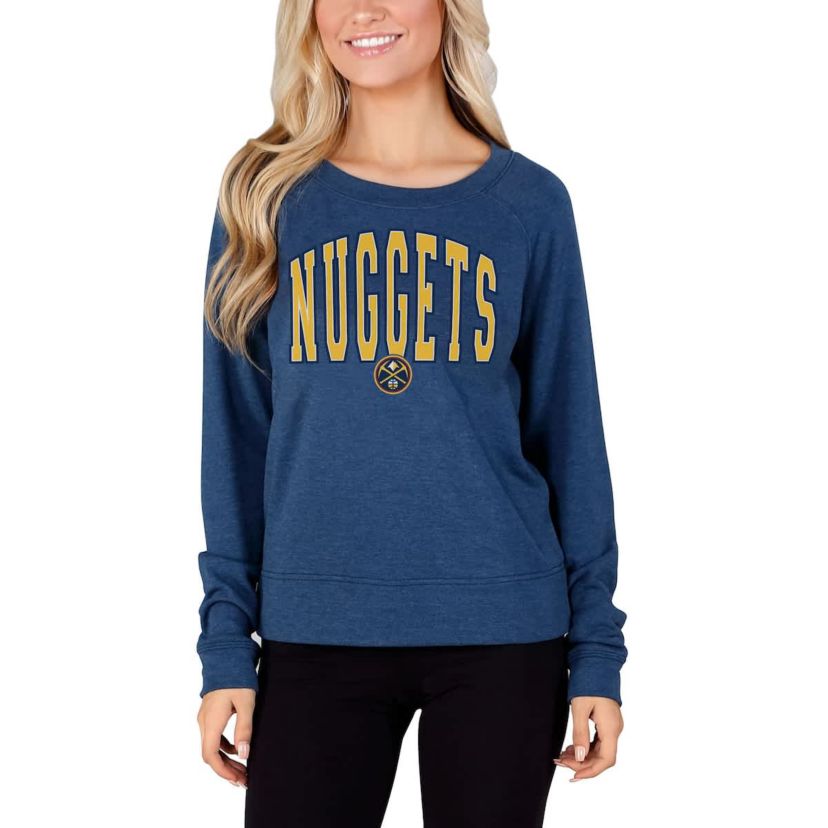 NBA Denver Nuggets Mainstream Terry Long Sleeve Top