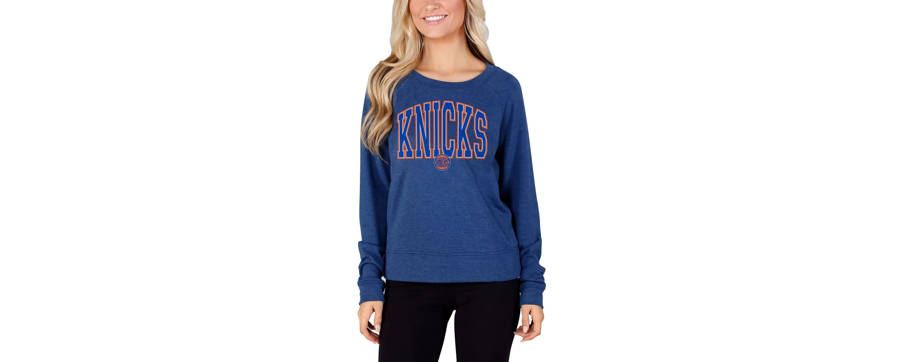 NBA New York Knicks Mainstream Terry Long Sleeve Top