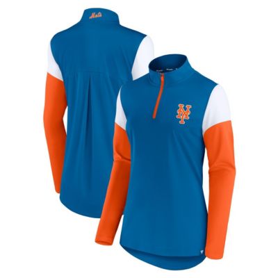 MLB Fanatics New York Mets Authentic Fleece Quarter-Zip Jacket