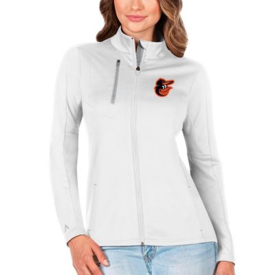 MLB White/Silver Baltimore Orioles Generation Full-Zip Jacket