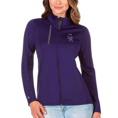 MLB Purple/Charcoal Colorado Rockies Generation Full-Zip Jacket