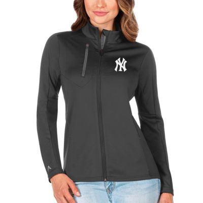 MLB Charcoal/Silver New York Yankees Generation Full-Zip Jacket