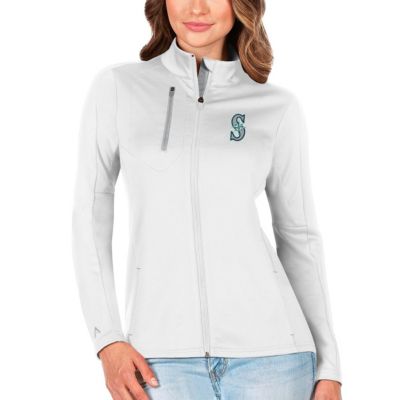 MLB White/Silver Seattle Mariners Generation Full-Zip Jacket