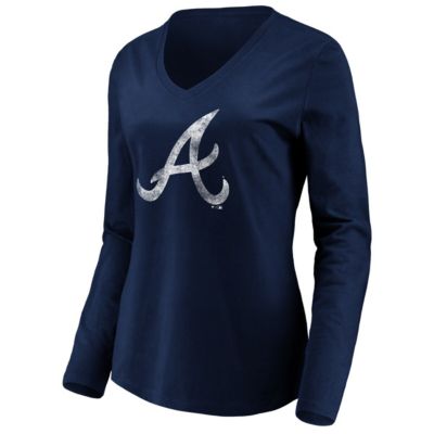 MLB Atlanta Braves Core Distressed Team Long Sleeve T-Shirt