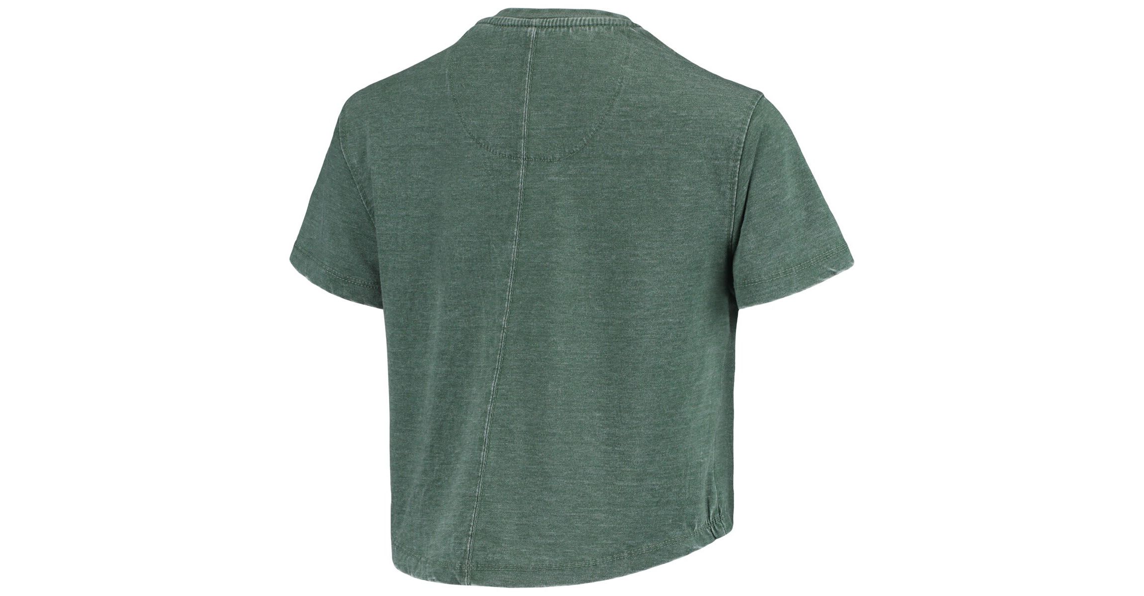 NCAA Michigan State Spartans Edith Vintage Burnout Crop T-Shirt