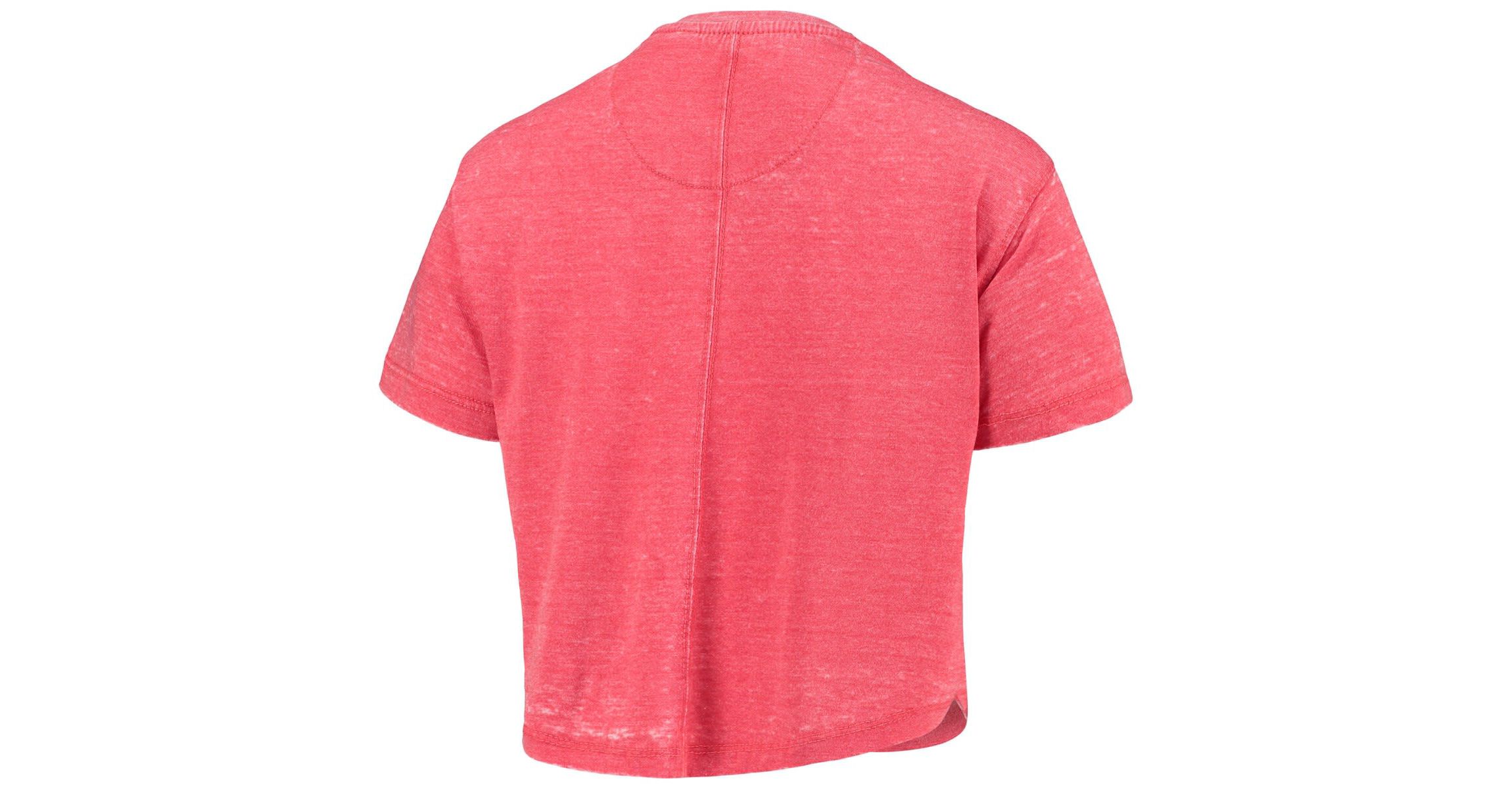 NCAA Georgia Bulldogs Edith Vintage Burnout Crop T-Shirt