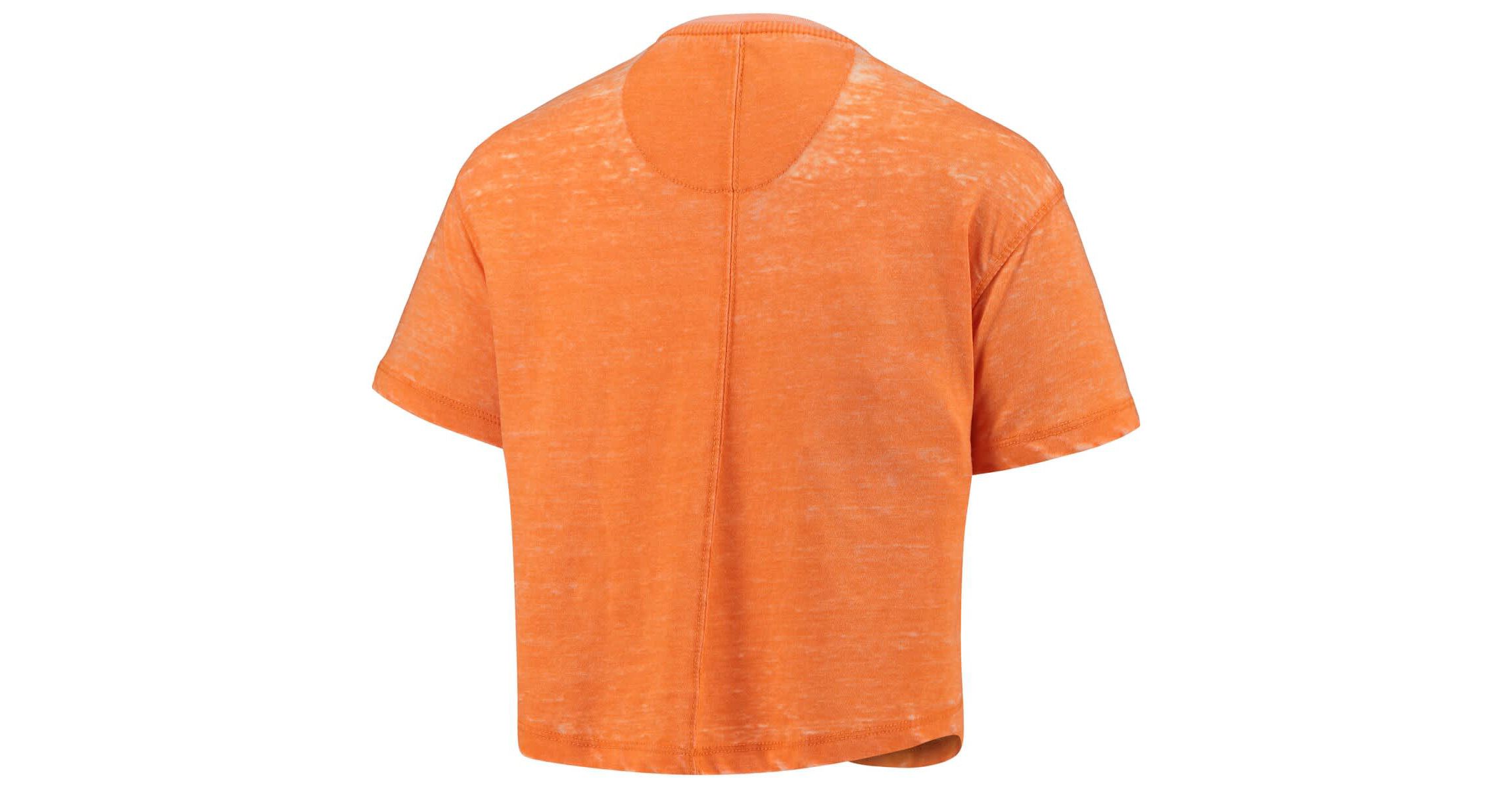 NCAA Tennessee Tennessee Volunteers Edith Vintage Burnout Crop T-Shirt