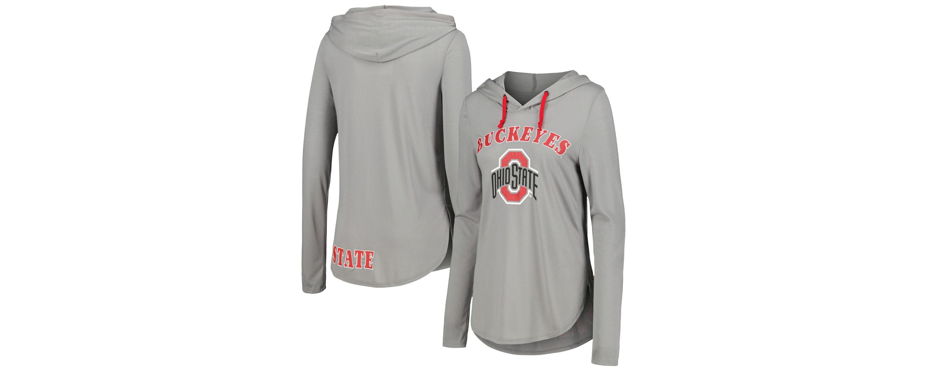 NCAA Ohio State Buckeyes My Lover Lightweight Hooded Long Sleeve T-Shirt