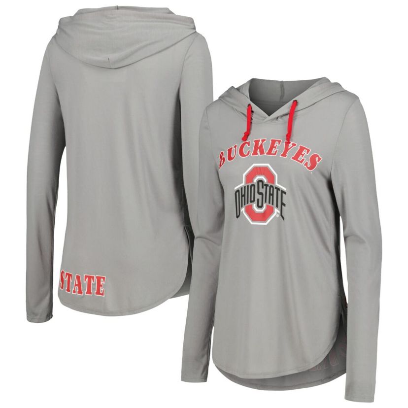 NCAA Ohio State Buckeyes My Lover Lightweight Hooded Long Sleeve T-Shirt