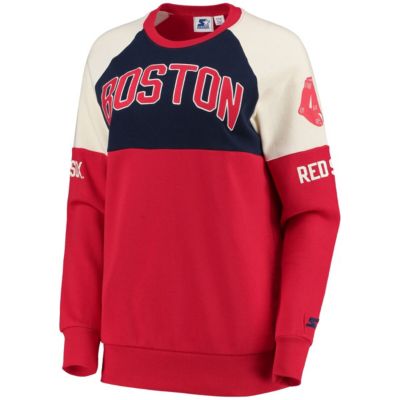 Boston Red Sox MLB Baseline Raglan Pullover Sweatshirt