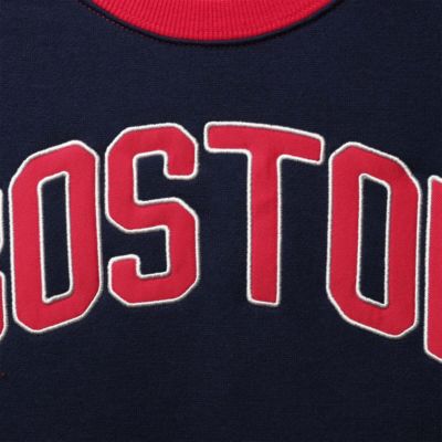 Boston Red Sox MLB Baseline Raglan Pullover Sweatshirt