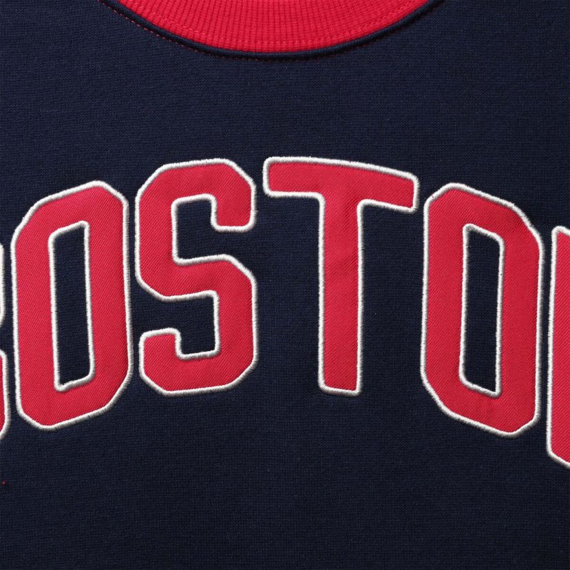 Boston Red Sox MLB Boston Sox Baseline Raglan Pullover Sweatshirt
