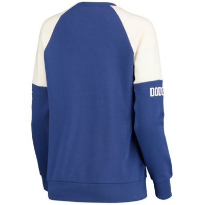 MLB Los Angeles Dodgers Baseline Raglan Pullover Sweatshirt