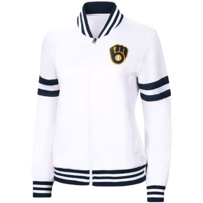 MLB Milwaukee Brewers Pre-Game Full-Zip Track Jacket