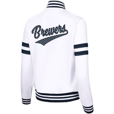 MLB Milwaukee Brewers Pre-Game Full-Zip Track Jacket