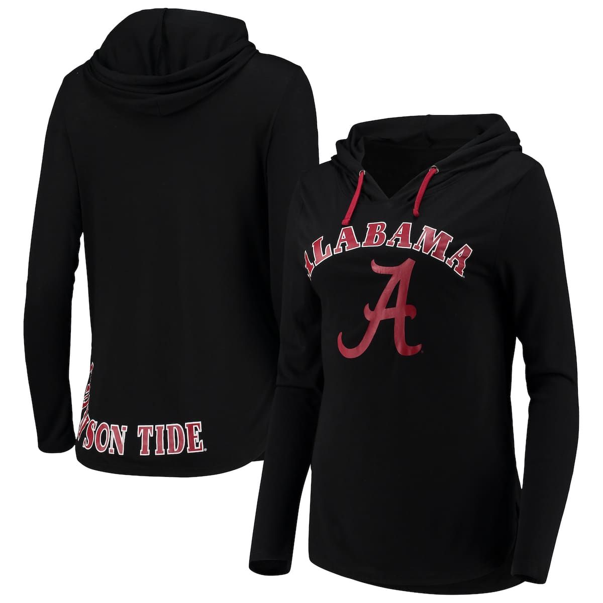 Alabama Crimson Tide NCAA Alabama Tide My Lover Lightweight Hooded Long Sleeve T-Shirt