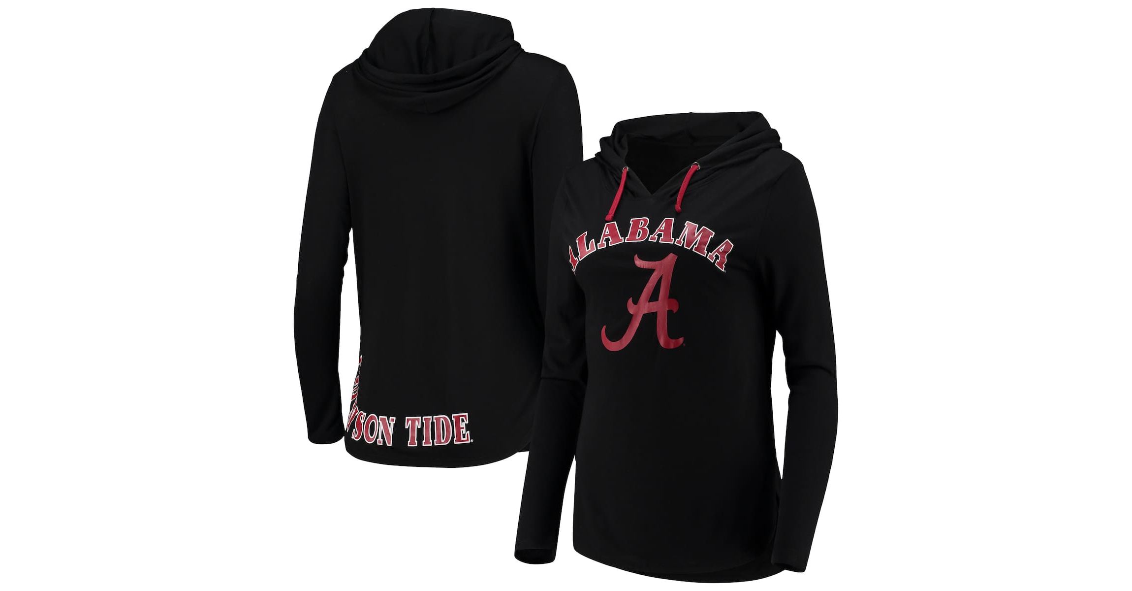 Alabama Crimson Tide NCAA Alabama Tide My Lover Lightweight Hooded Long Sleeve T-Shirt