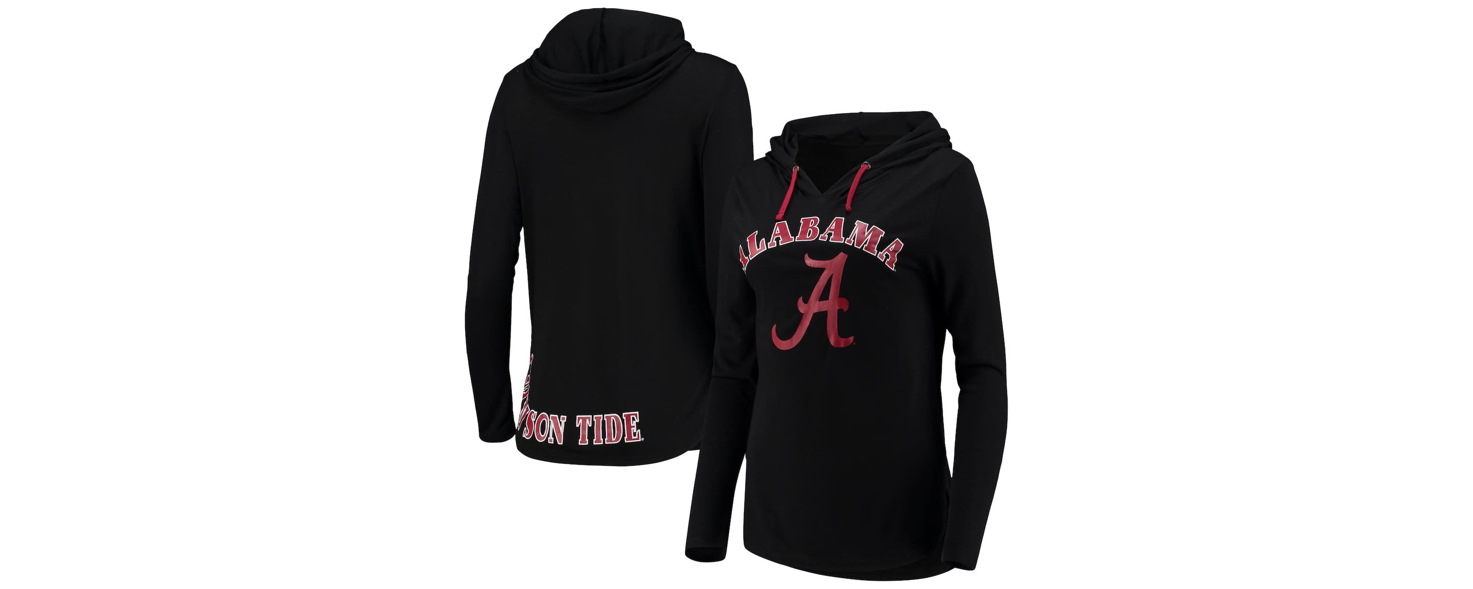 Alabama Crimson Tide NCAA Alabama Tide My Lover Lightweight Hooded Long Sleeve T-Shirt