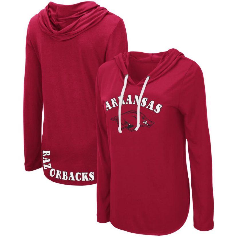 NCAA Arkansas Razorbacks My Lover Lightweight Hooded Long Sleeve T-Shirt