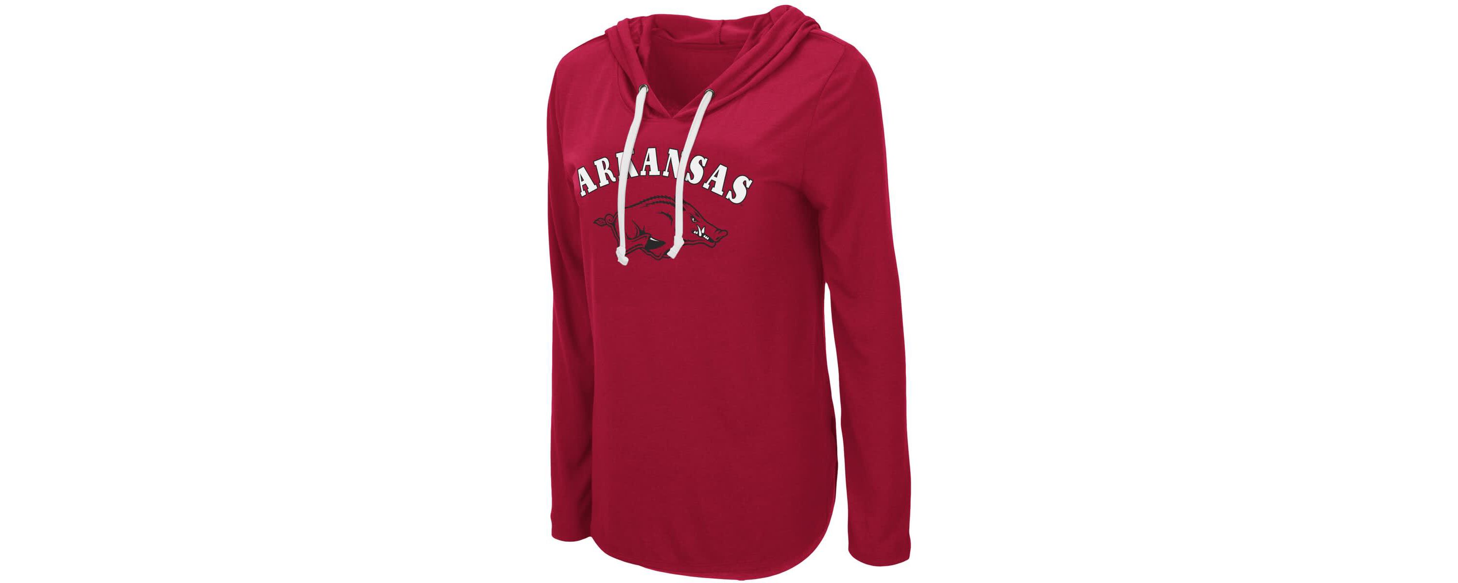 NCAA Arkansas Razorbacks My Lover Lightweight Hooded Long Sleeve T-Shirt