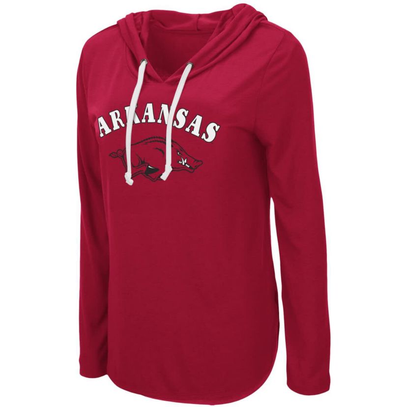 NCAA Arkansas Razorbacks My Lover Lightweight Hooded Long Sleeve T-Shirt