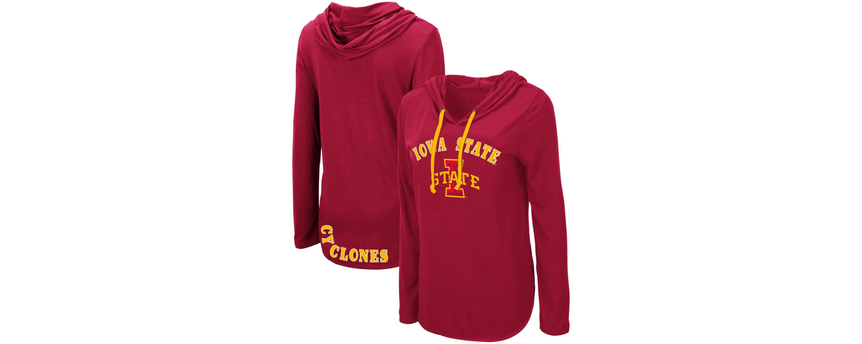 NCAA Iowa State Cyclones My Lover Lightweight Hooded Long Sleeve T-Shirt
