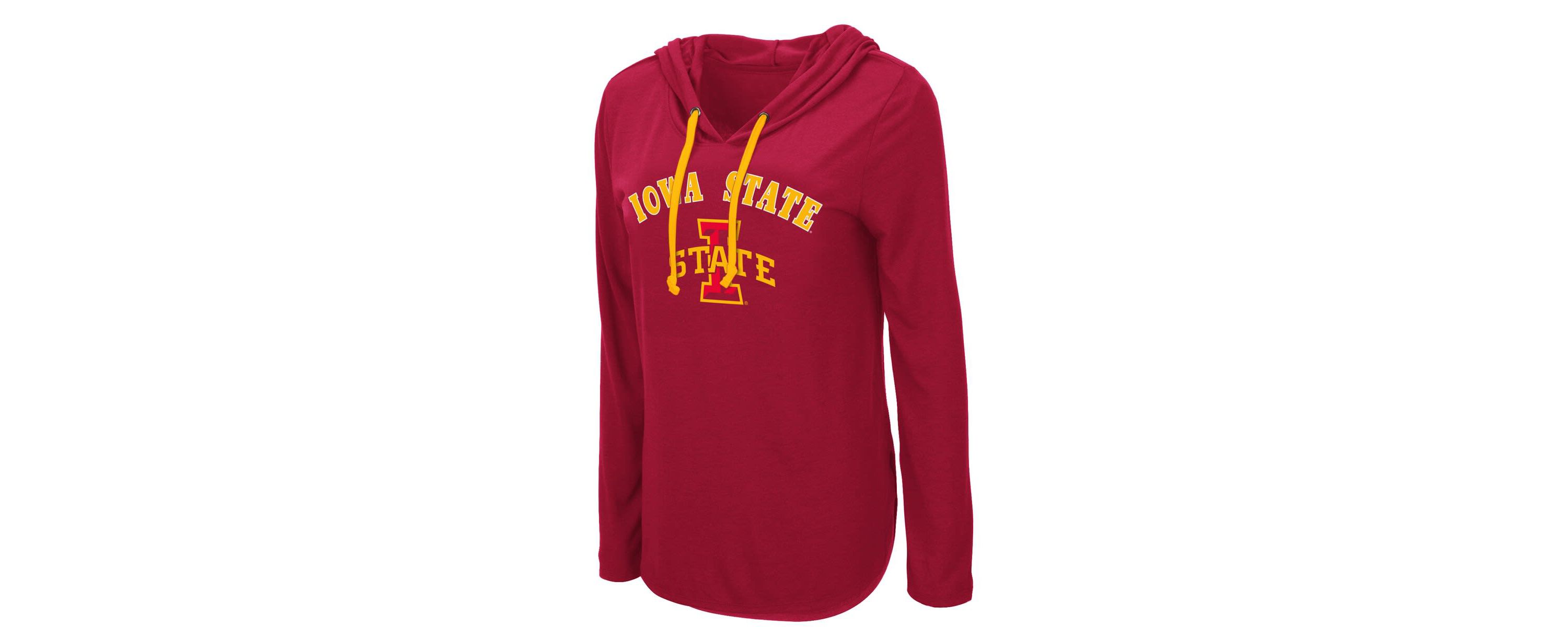 NCAA Iowa State Cyclones My Lover Lightweight Hooded Long Sleeve T-Shirt