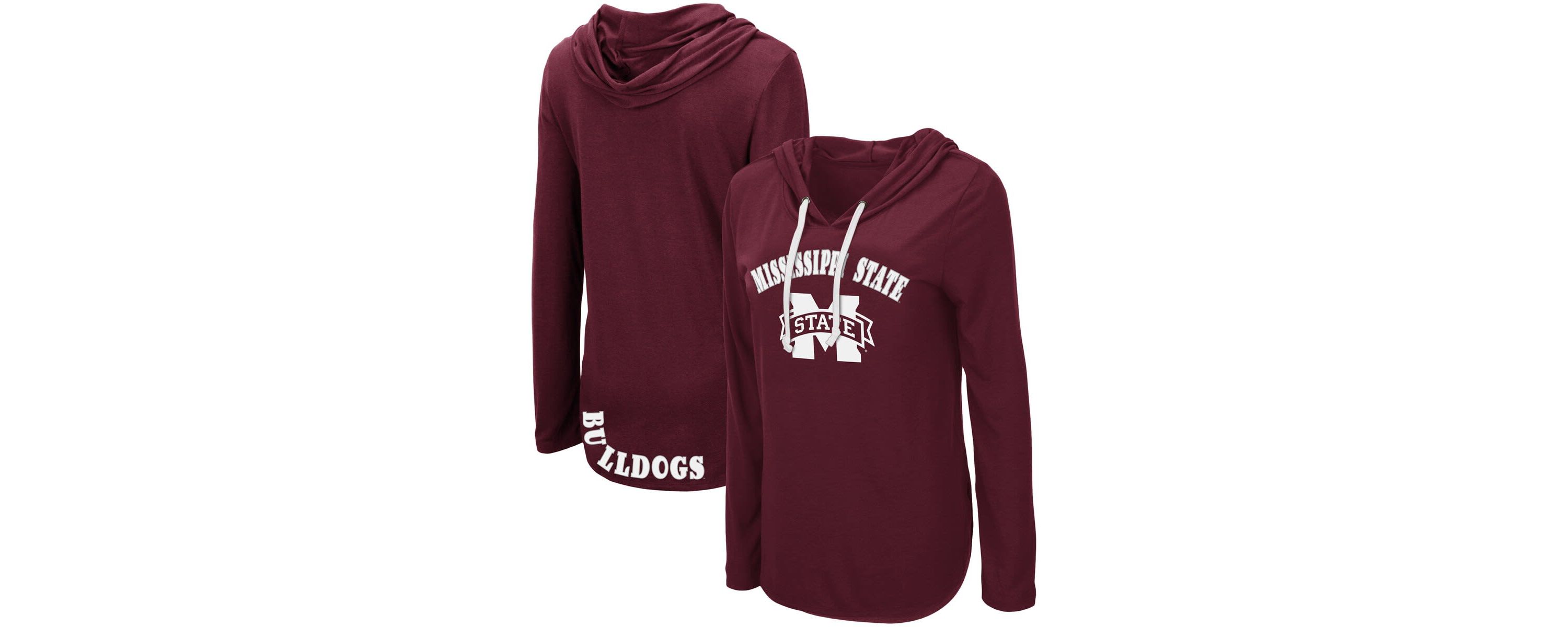 NCAA Mississippi State Bulldogs My Lover Lightweight Hooded Long Sleeve T-Shirt
