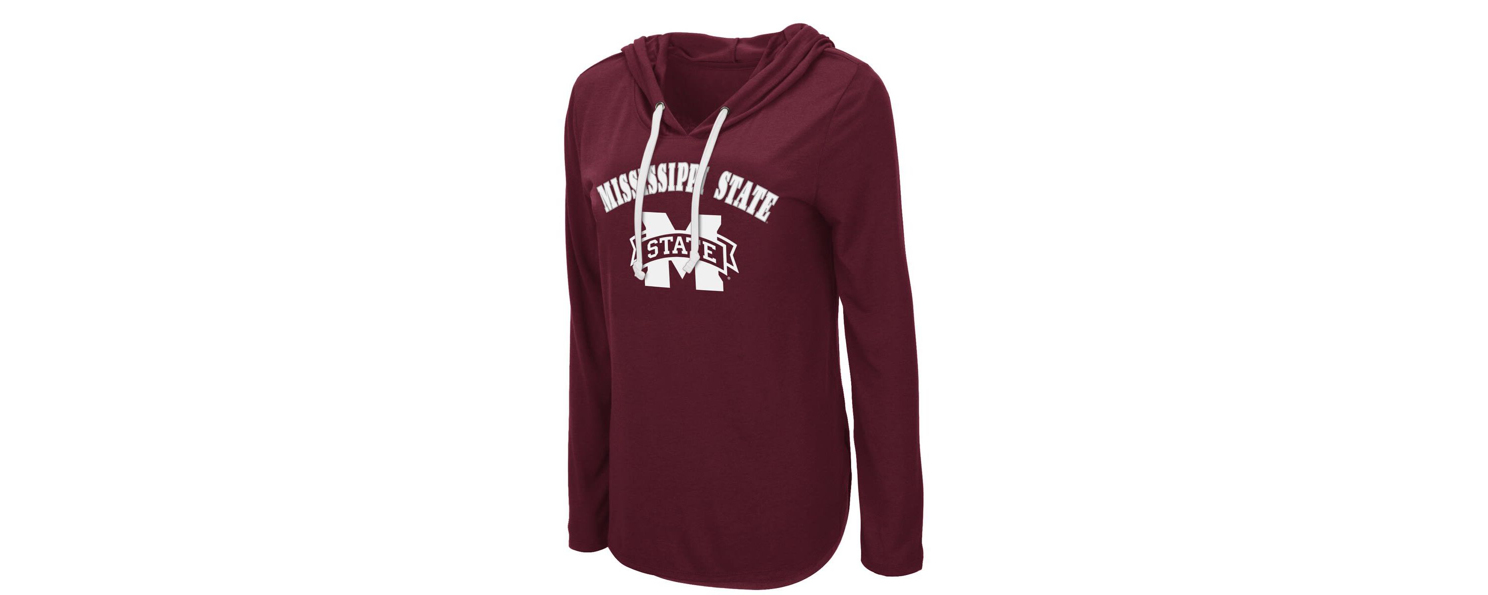 NCAA Mississippi State Bulldogs My Lover Lightweight Hooded Long Sleeve T-Shirt