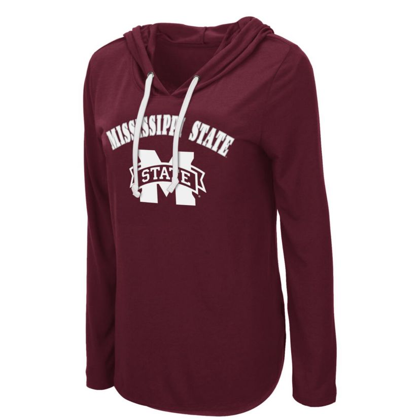 NCAA Mississippi State Bulldogs My Lover Lightweight Hooded Long Sleeve T-Shirt
