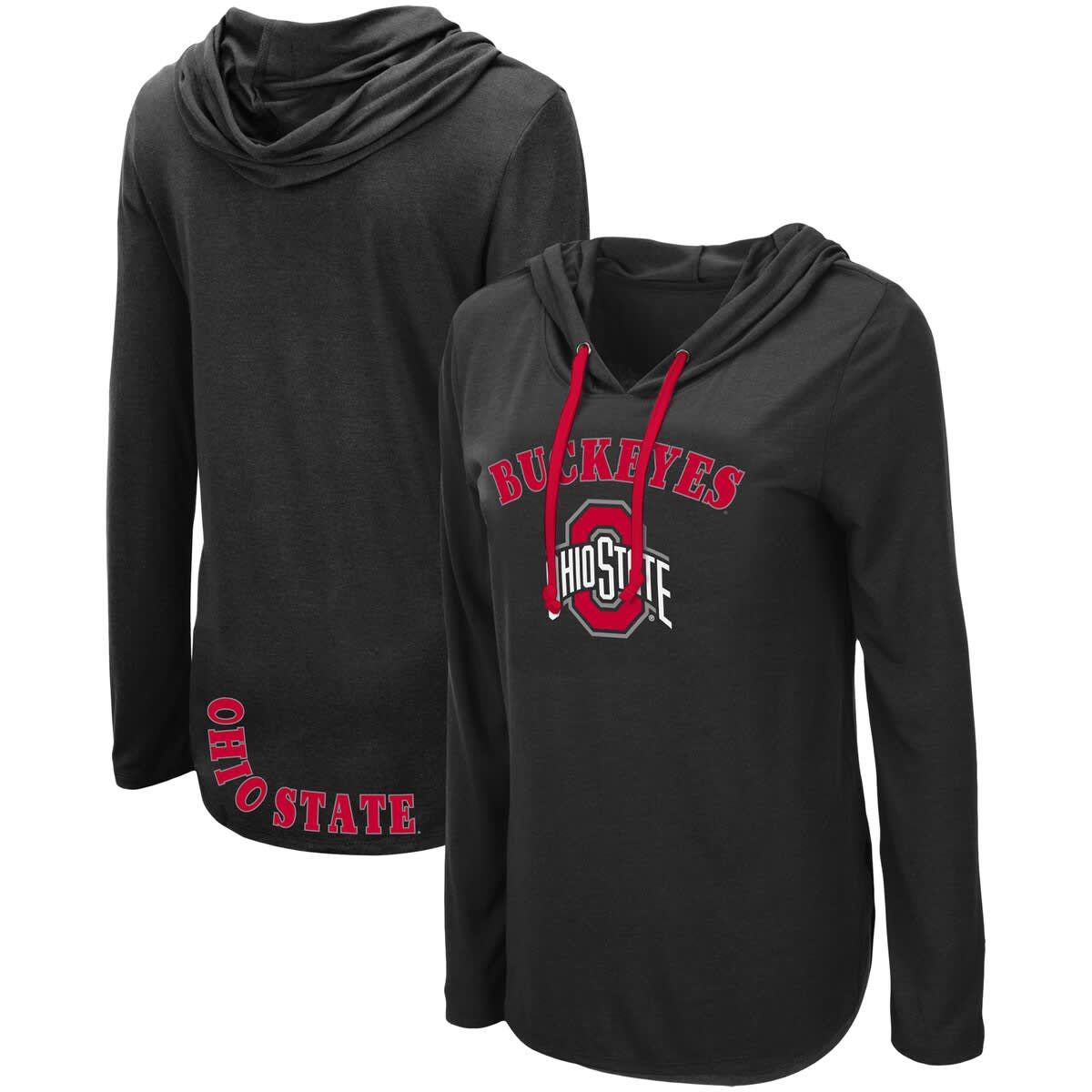 NCAA Ohio State Buckeyes My Lover Lightweight Hooded Long Sleeve T-Shirt