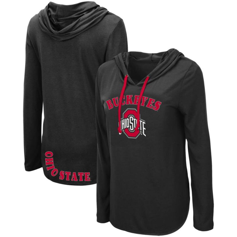 NCAA Ohio State Buckeyes My Lover Lightweight Hooded Long Sleeve T-Shirt