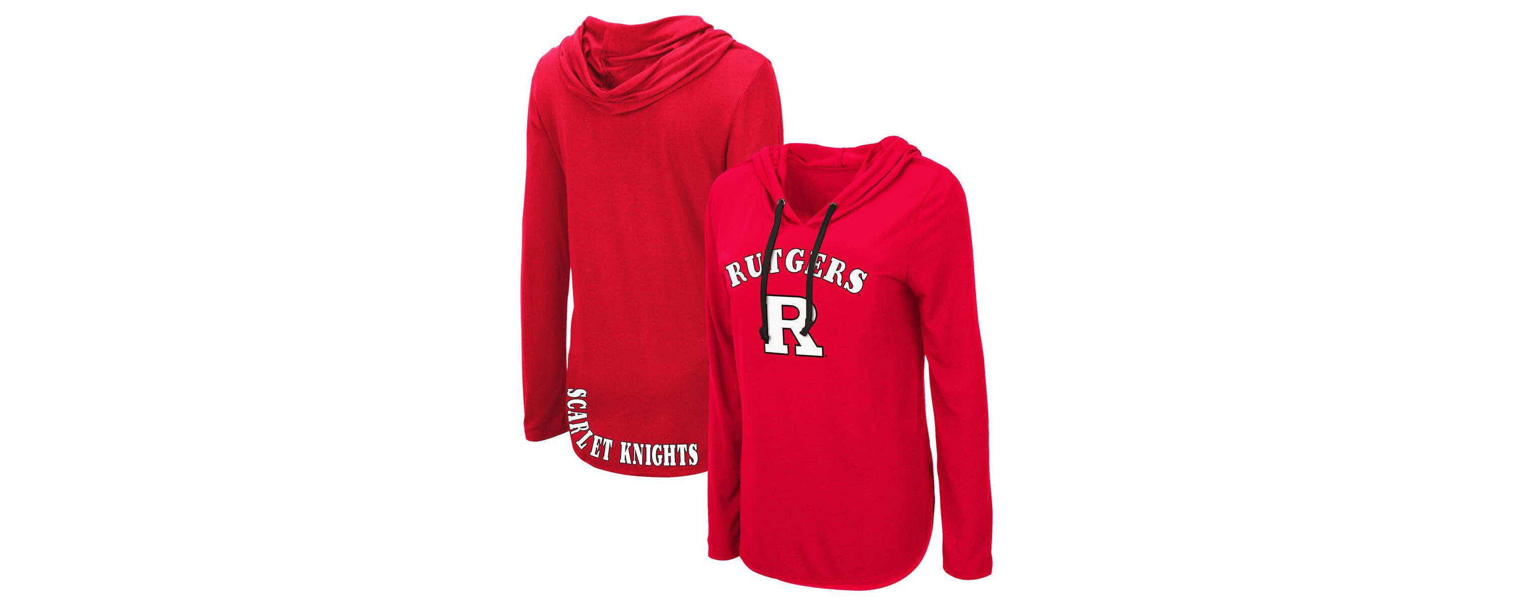 Rutgers Scarlet Knights NCAA Rutgers Knights My Lover Lightweight Hooded Long Sleeve T-Shirt