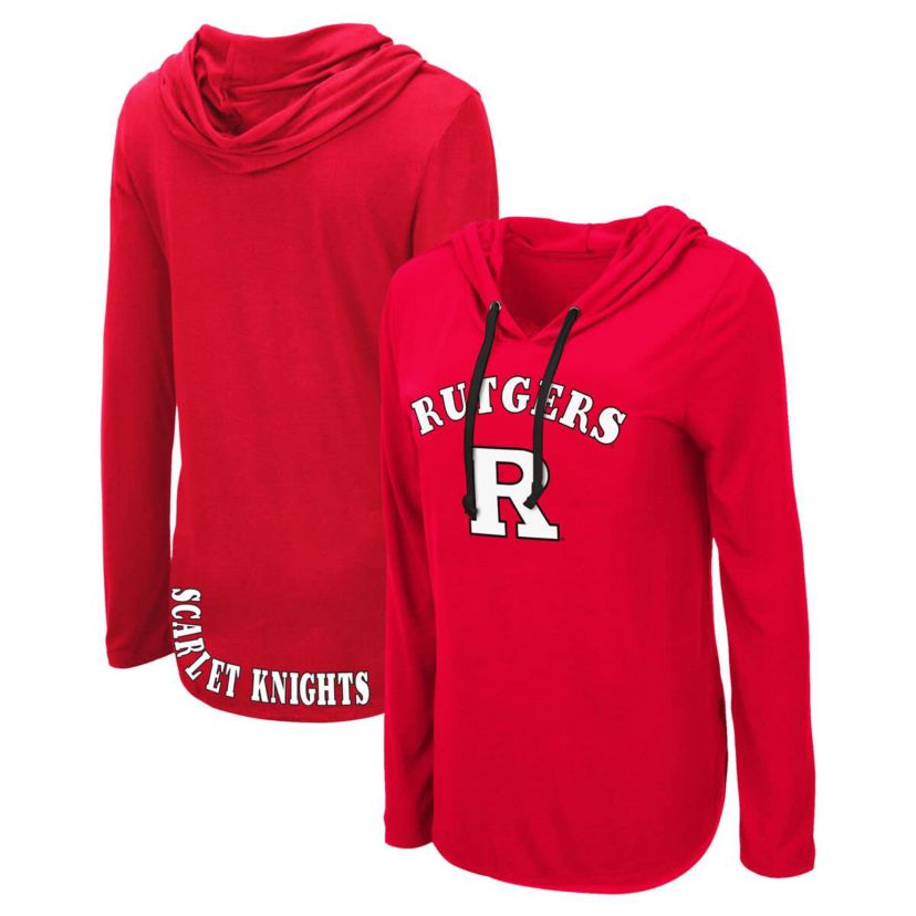 Rutgers Scarlet Knights NCAA Rutgers Knights My Lover Lightweight Hooded Long Sleeve T-Shirt