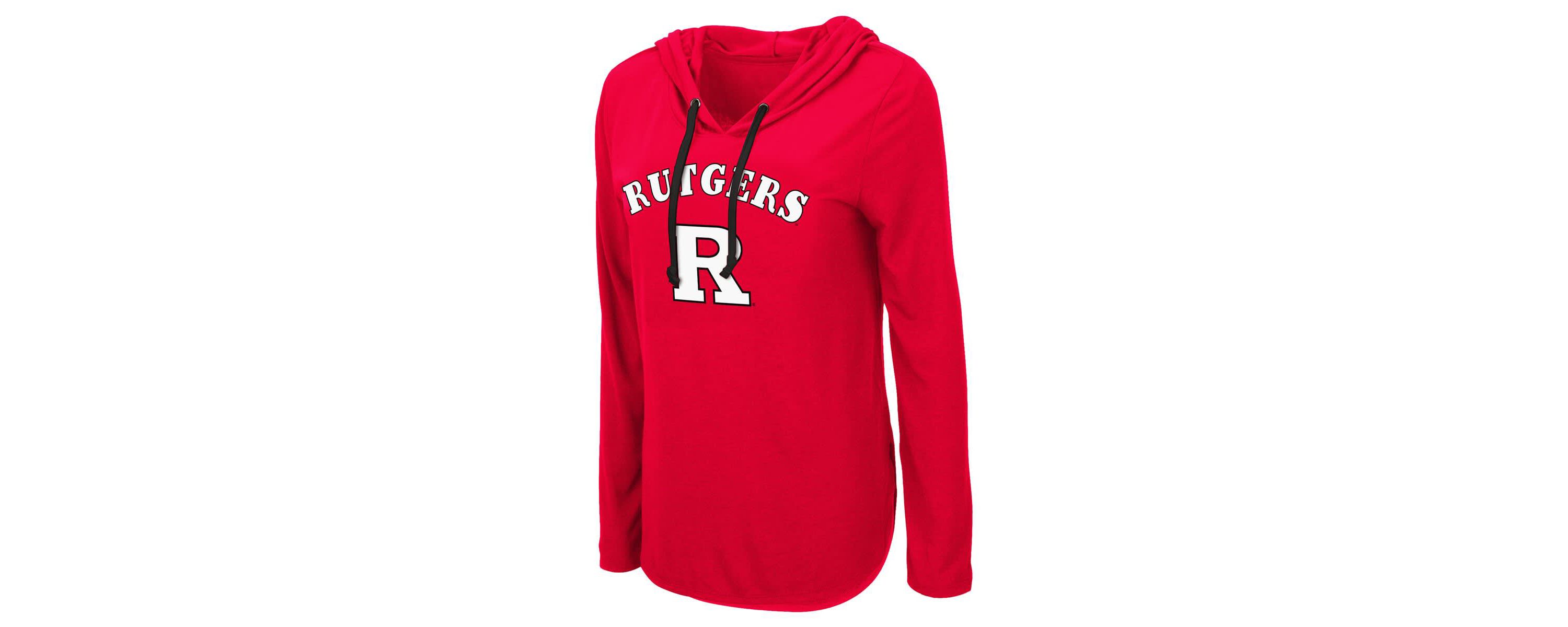 Rutgers Scarlet Knights NCAA Rutgers Knights My Lover Lightweight Hooded Long Sleeve T-Shirt