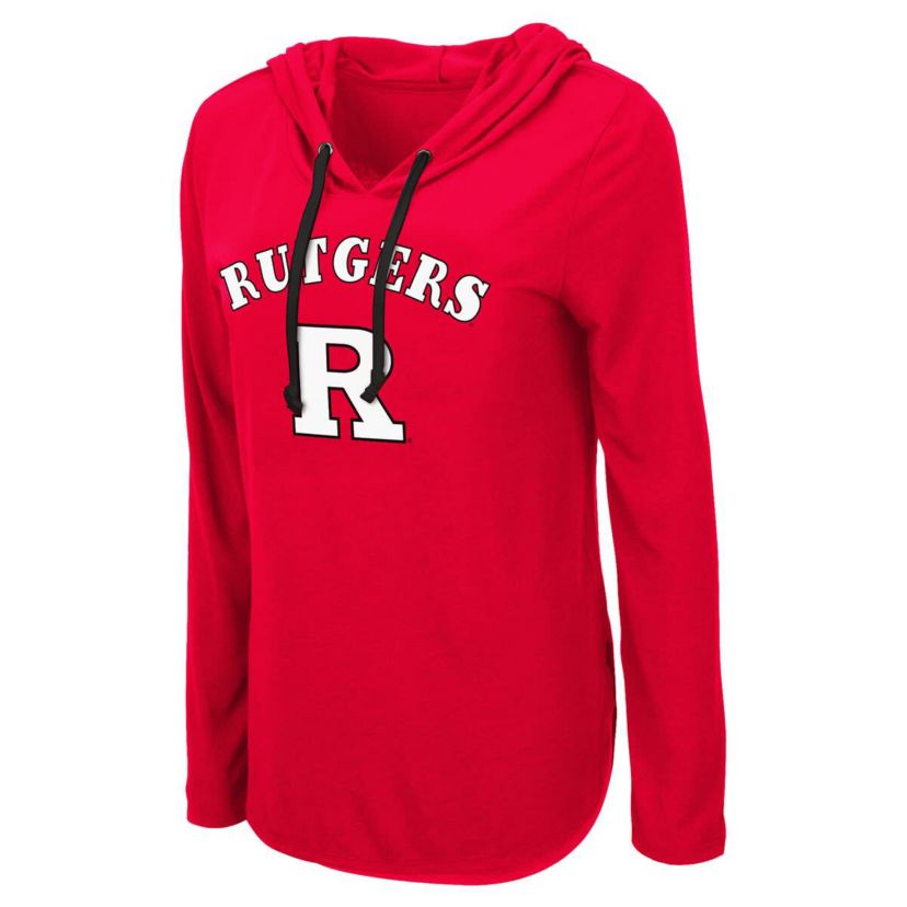 Rutgers Scarlet Knights NCAA Rutgers Knights My Lover Lightweight Hooded Long Sleeve T-Shirt