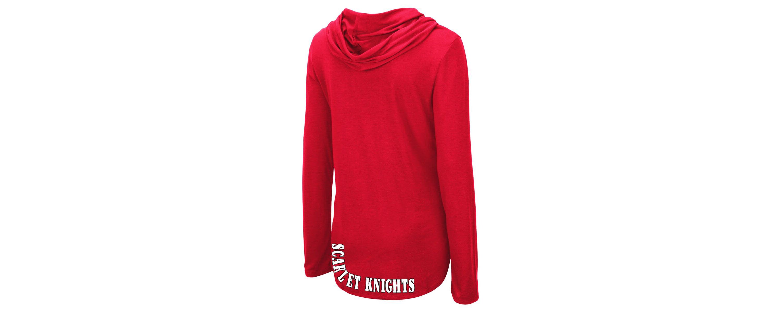 Rutgers Scarlet Knights NCAA Rutgers Knights My Lover Lightweight Hooded Long Sleeve T-Shirt