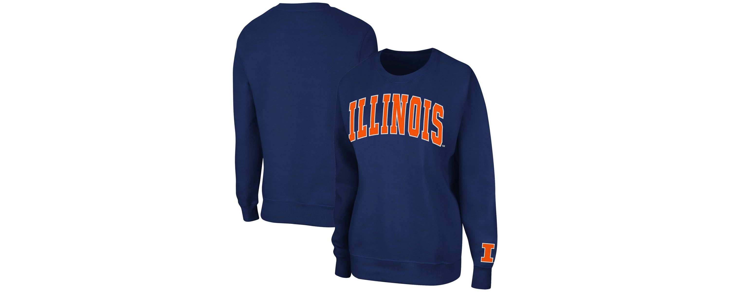 NCAA Illinois Fighting Illini Campanile Pullover Sweatshirt