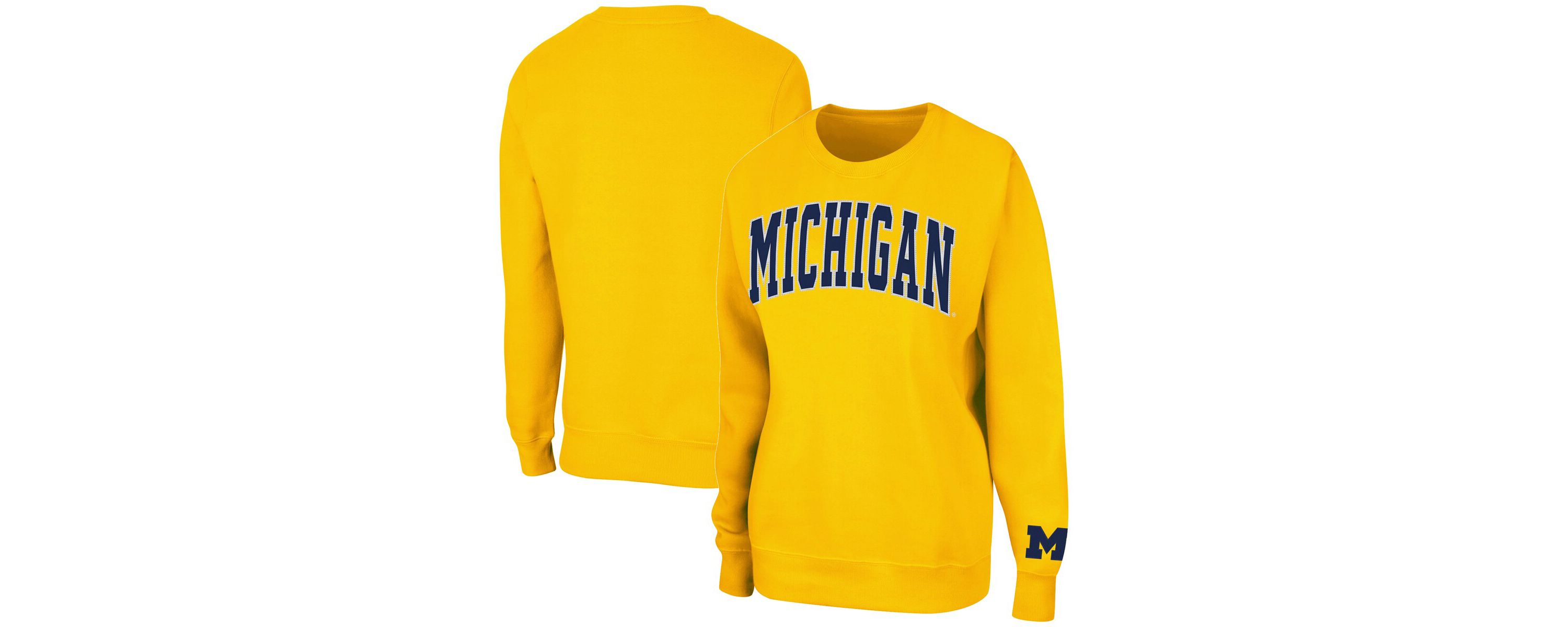 NCAA Michigan Wolverines Campanile Pullover Sweatshirt