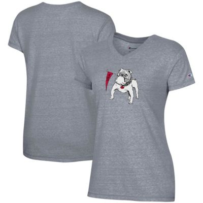 NCAA Georgia Bulldogs Vault Logo V-Neck T-Shirt