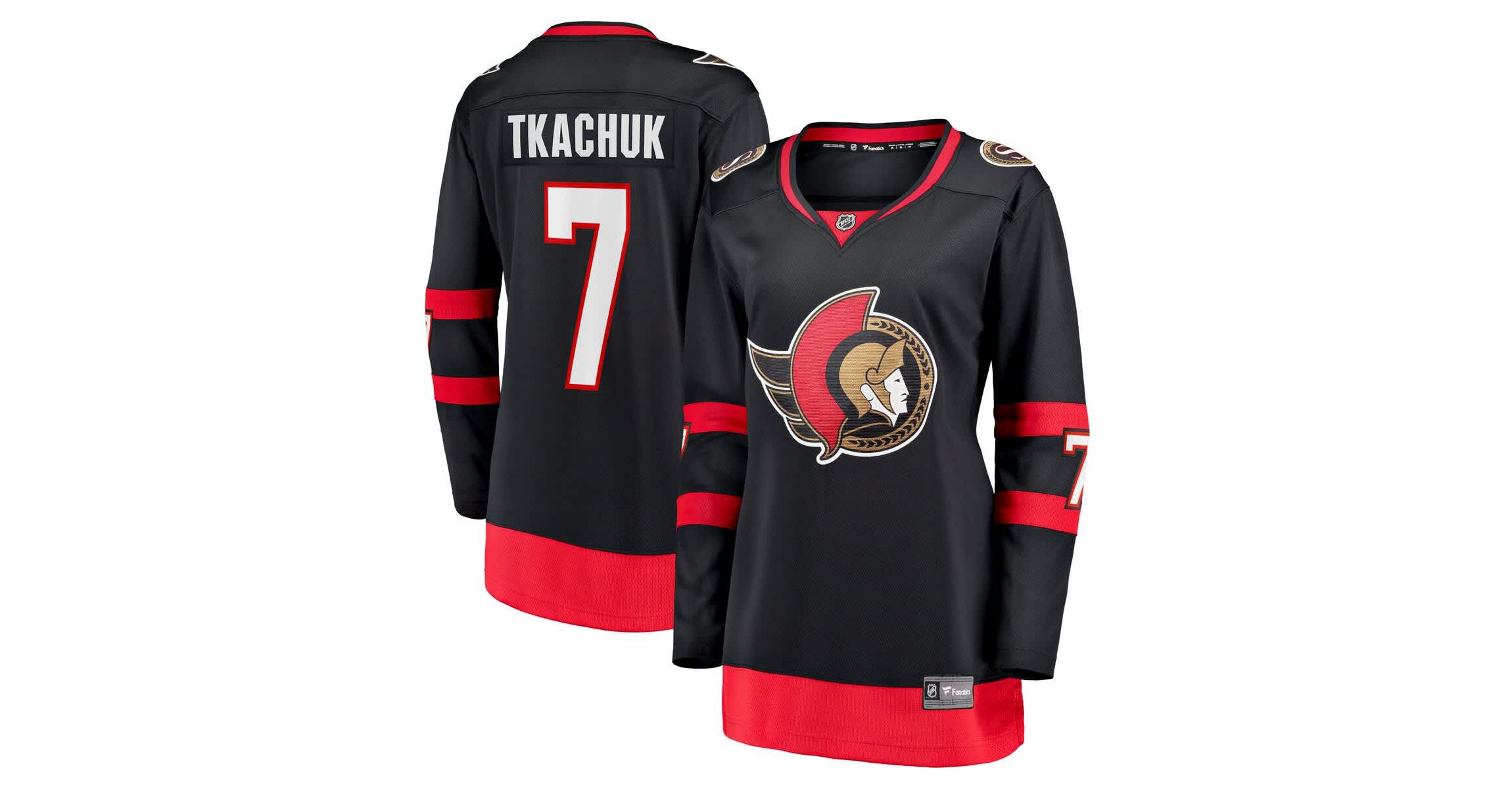 NHL Fanatics Brady Tkachuk Ottawa Senators Home Breakaway Jersey
