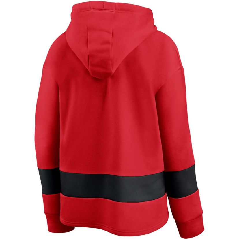 NHL Fanatics Chicago Blackhawks Colors of Pride Colorblock Pullover Hoodie