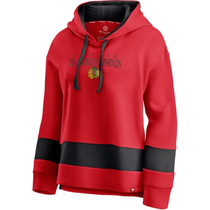 NHL Fanatics Chicago Blackhawks Colors of Pride Colorblock Pullover Hoodie